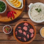 comer arroz e feijão nos EUA